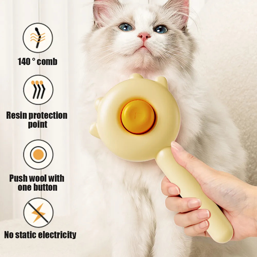 Cat Comb Massage Pet Magic Combs Hair Removal Cat and Dog Universal Needle Brush Pets Grooming Cleaning  Remove Supply Care Set