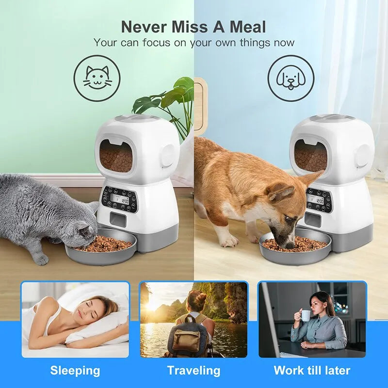 Automatic Pet Feeding Intelligent Remote Control Cat And Dog Feeding Machine Timing Quantitative Automatic Food Machine